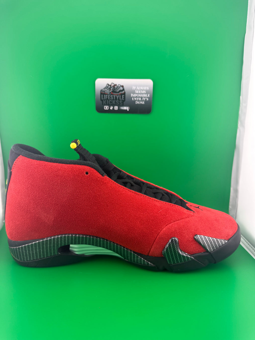 Jordan 14 Ferrari PreOwned Size 11