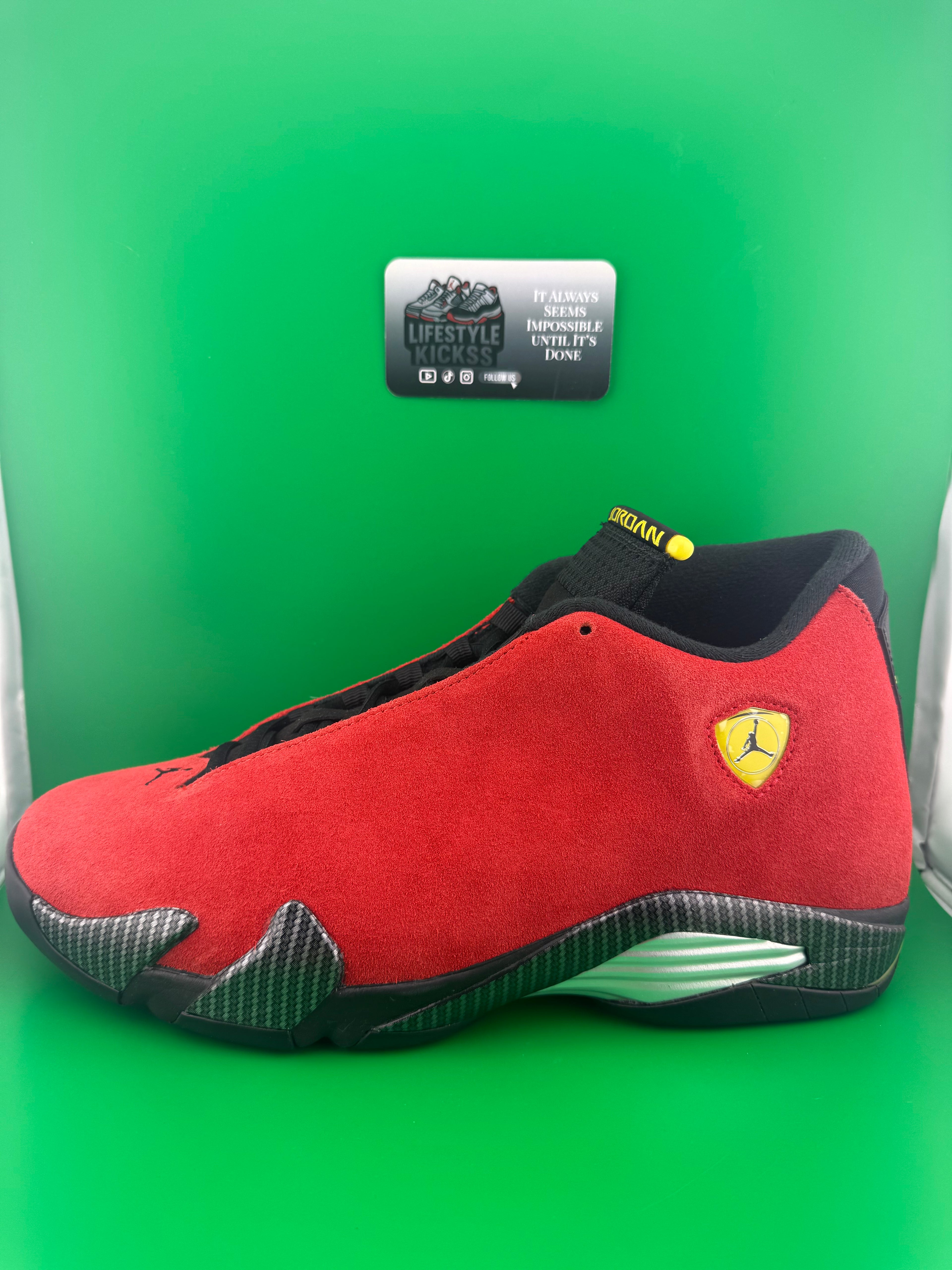 Jordan 14 Ferrari PreOwned Size 11