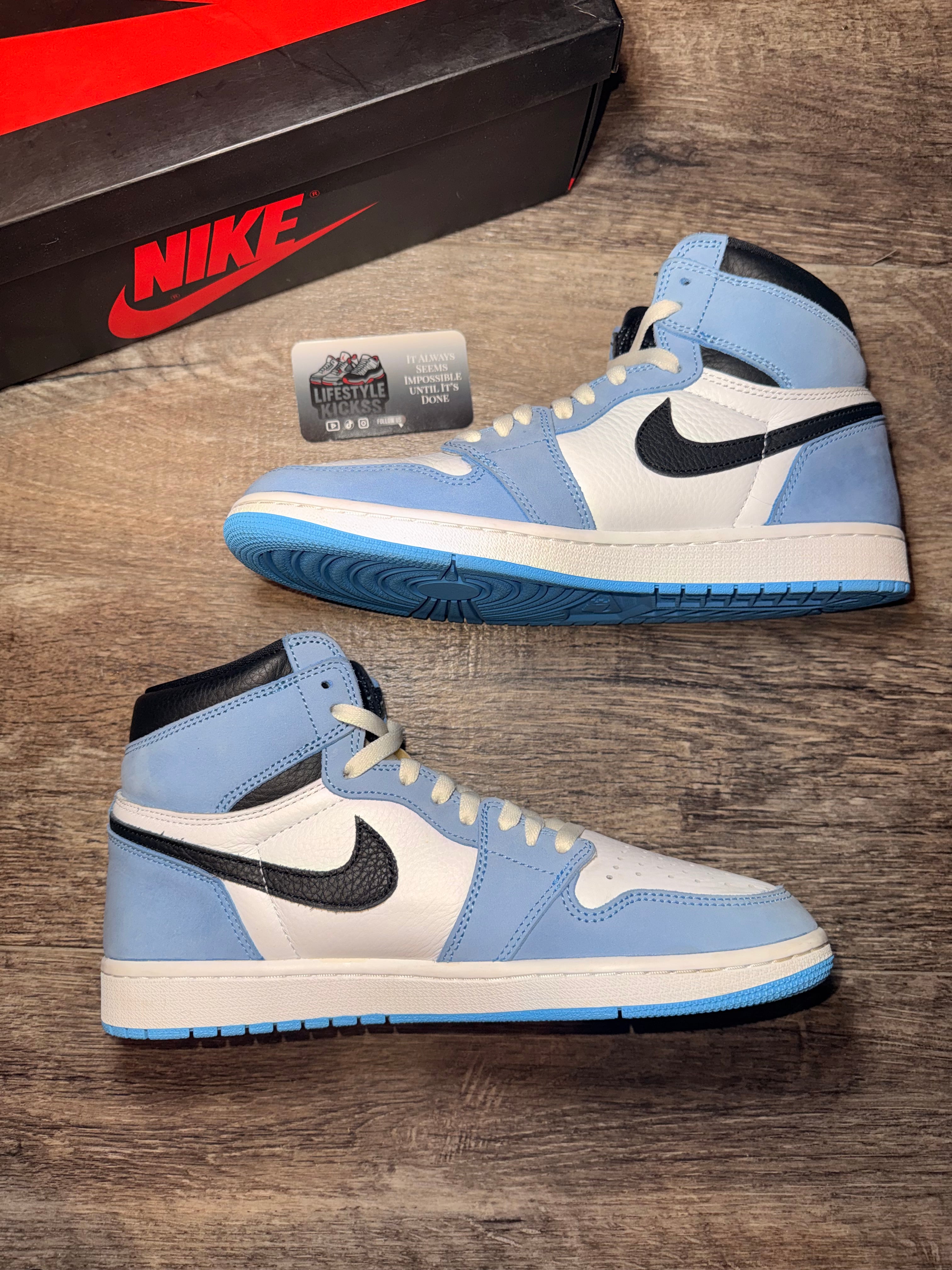PreOwned Jordan 1 University Blue Size 10.5