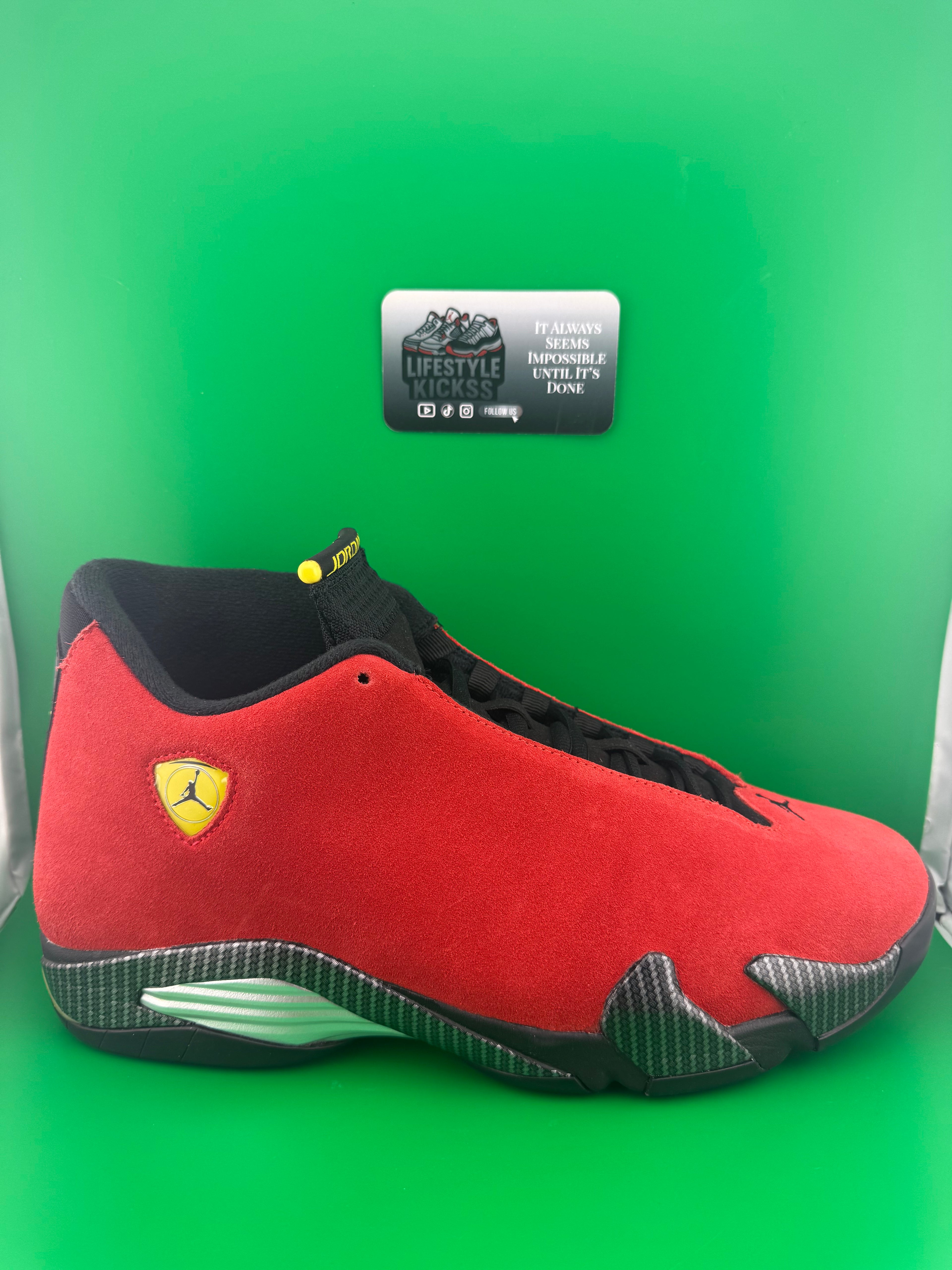 Jordan 14 Ferrari PreOwned Size 11