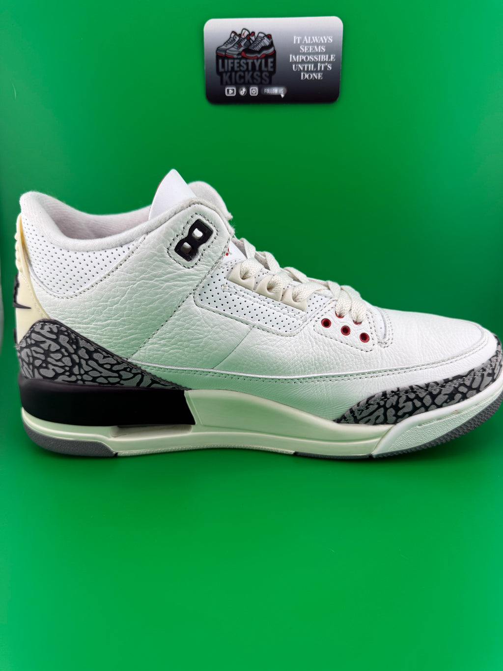 Jordan 3 White Cement Reimagined 2023 Size 8.5 PreOwned