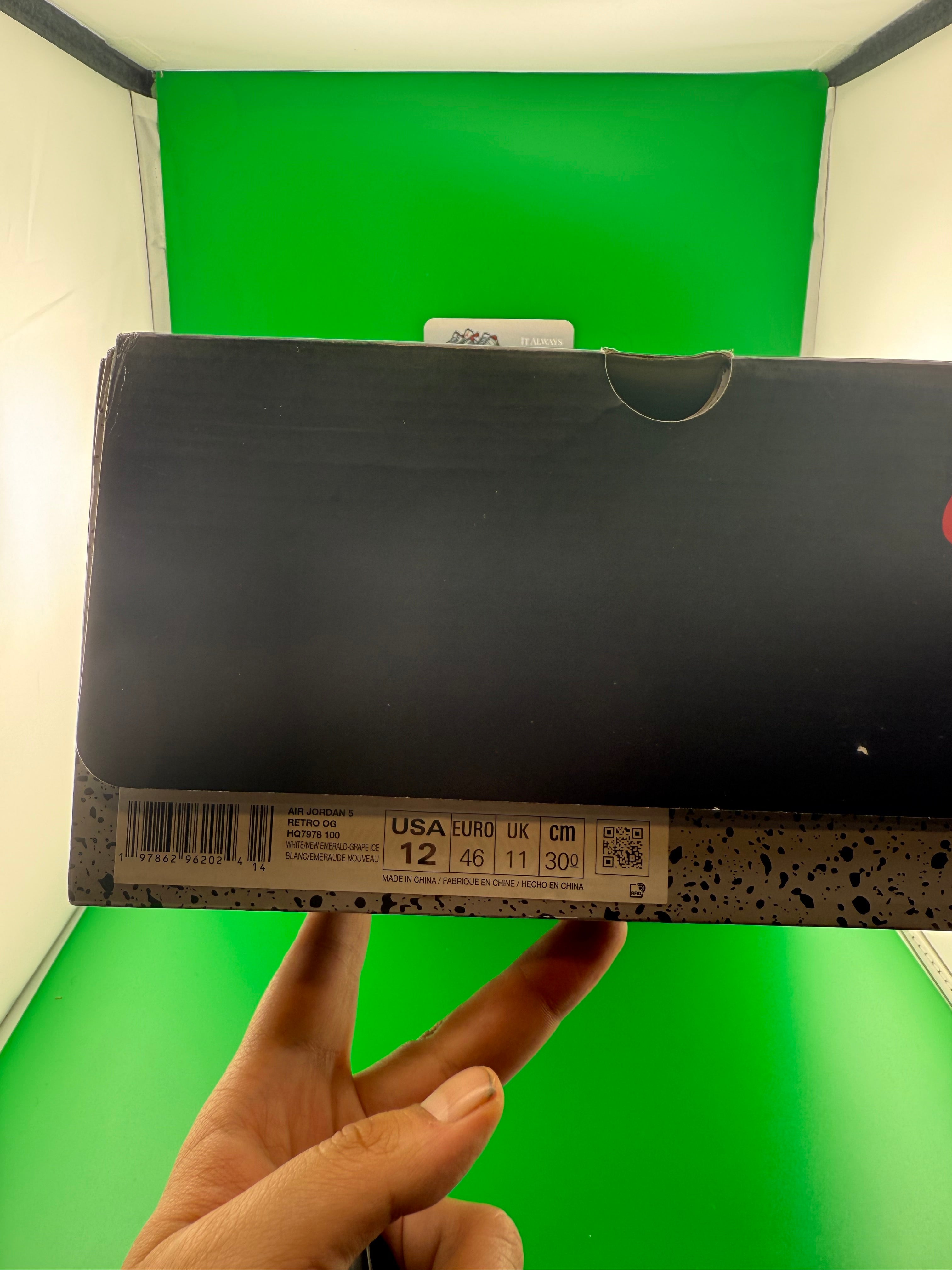 Jordan 5 Grape 2025 PreOwned Size 12