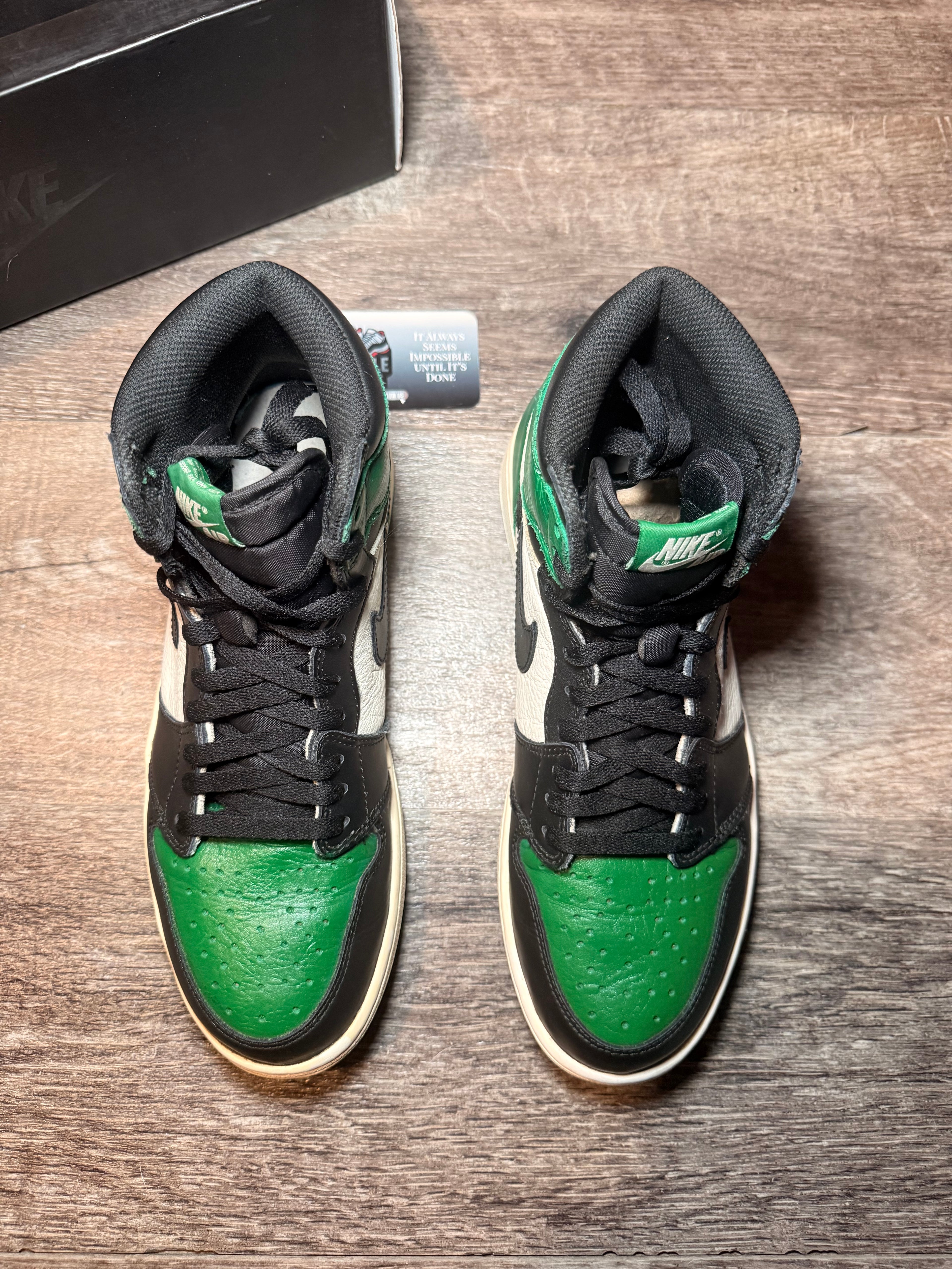 PreOwned Jordan 1 Pine Green Size 10