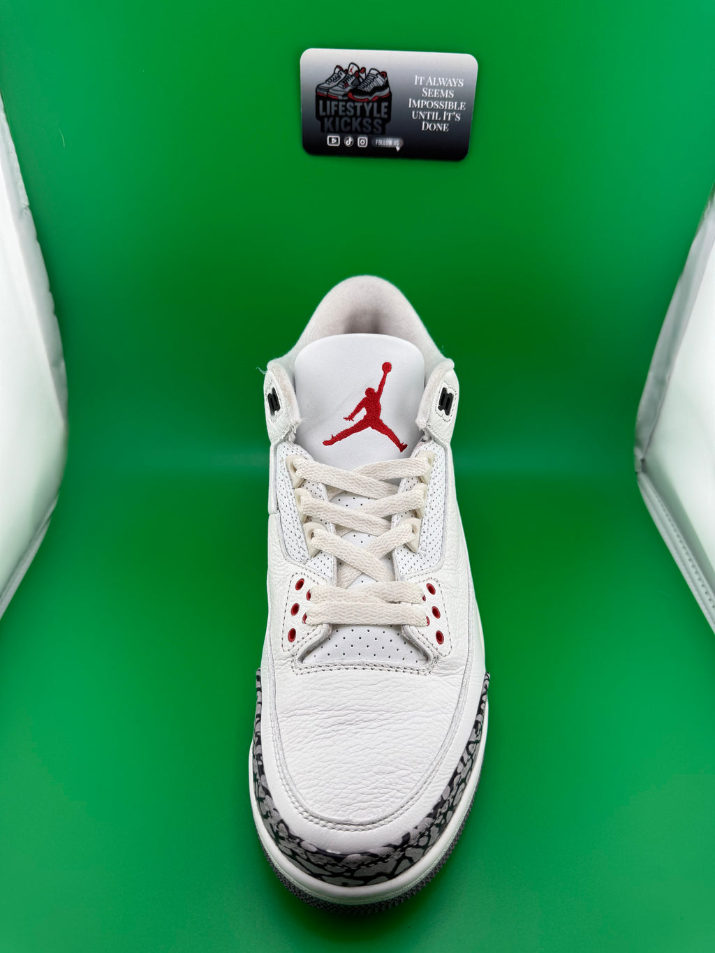 Jordan 3 White Cement Reimagined 2023 Size 8.5 PreOwned