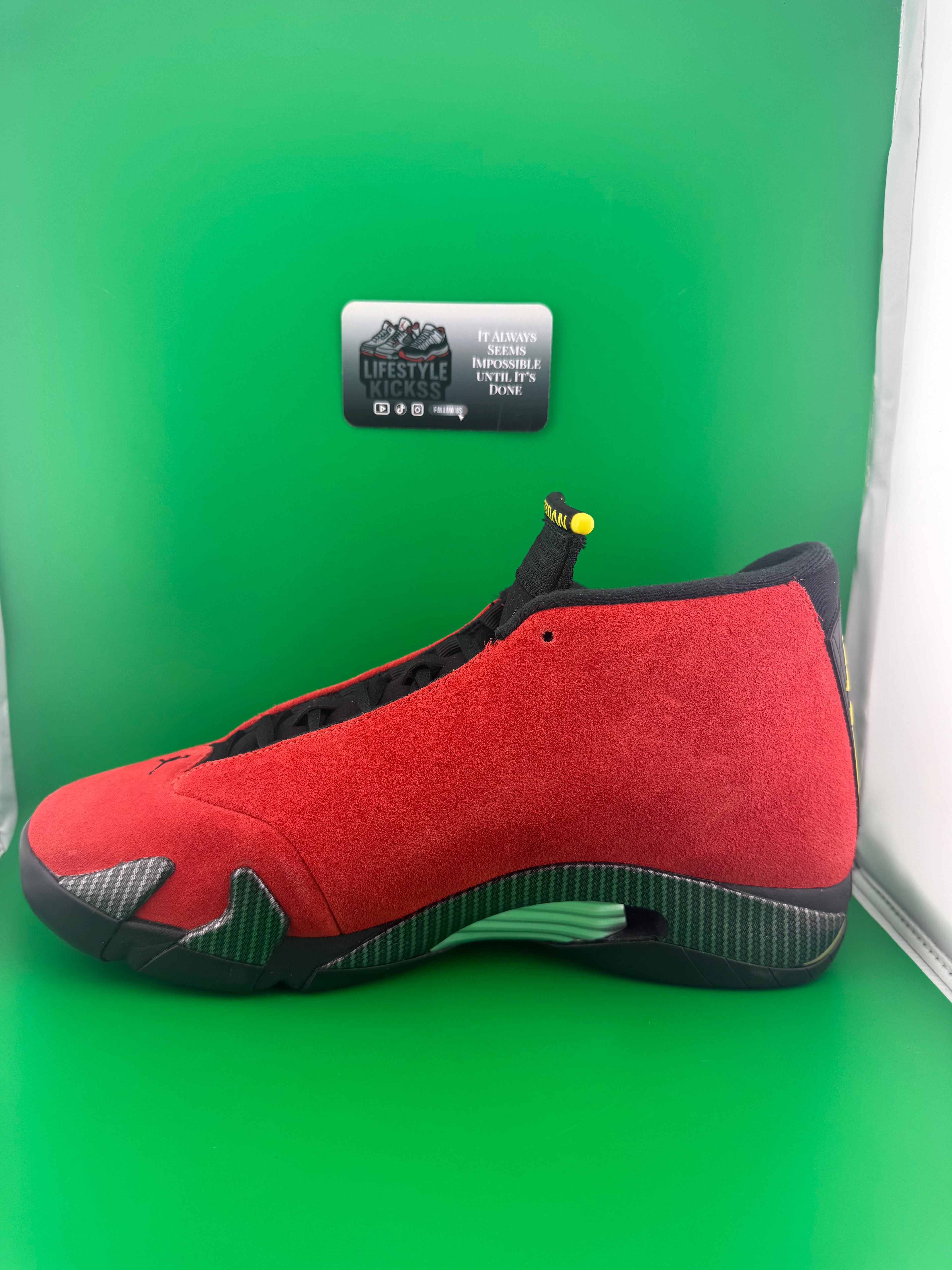 Jordan 14 Ferrari PreOwned Size 11